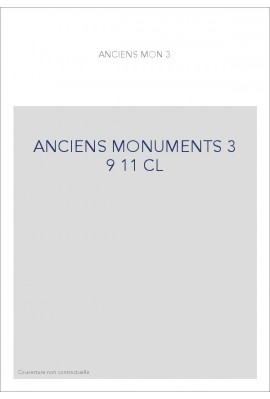 ANCIENS MONUMENTS DE L'HISTOIRE ET DE LA LANGUE FRANCAISES T3 (9-11) : DESCHAMPS, POéSIES MORALES ET