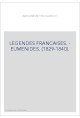 LEGENDES FRANCAISES. - EUMENIDES. (1829-1840).