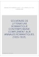 ANNALES ROMANTIQUES : LA CORBEILLE D'OR - L'ANEMONE (1835-1837).