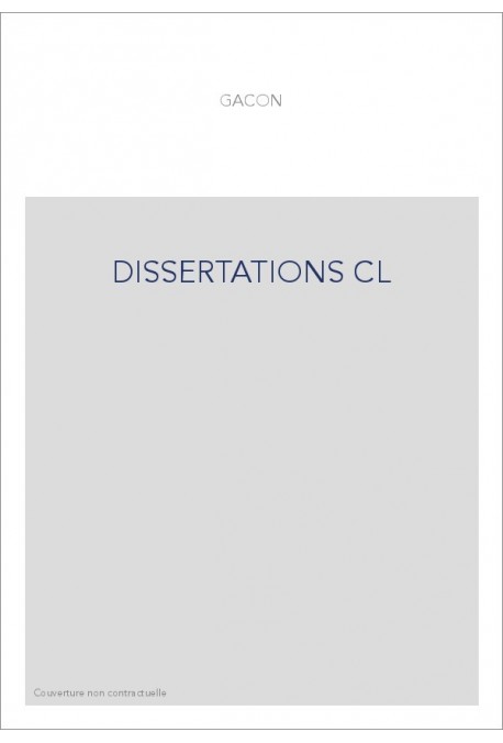 DISSERTATIONS