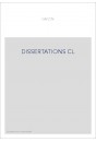DISSERTATIONS