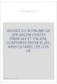 ASSISES DU ROYAUME DE JERUSALEM (TEXTES FRANCAIS ET ITALIEN), CONFEREES ENTRE ELLES, AINSI QU'AVEC LES LOIS D