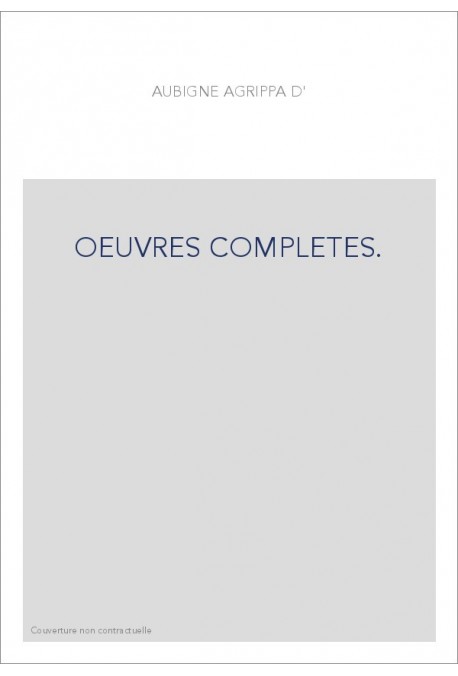 OEUVRES COMPLETES.