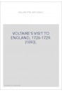 VOLTAIRE'S VISIT TO ENGLAND, 1726-1729. (1893).