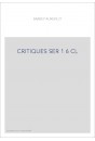 LES OEUVRES ET LES HOMMES. SERIE I. VOLUME 6. (1860-1909).