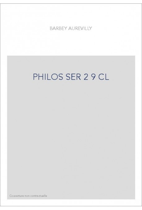 LES OEUVRES ET LES HOMMES. SERIE II. VOLUME 9. (1860-1909).