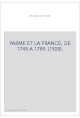 PARME ET LA FRANCE, DE 1748 A 1789. (1928).