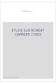 ETUDE SUR ROBERT GARNIER. (1880)