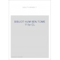 BIBLIOTHEQUE D HUMANISME T 11