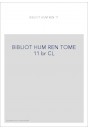 BIBLIOTHEQUE D HUMANISME T 11
