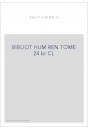 BIBLIOTHEQUE D HUMANISME T 24