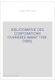 BIBLIOGRAPHIE DES CORPORATIONS OUVRIERES AVANT 1789. (1885).