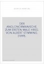 DER ANGLONORMANISCHE. ZUM ERSTEN MALE HRSG. VON ALBERT STIMMING. (1899).