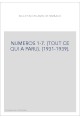 BULLETIN DES AMIS DE RIMBAUD NUMEROS 1-7. (TOUT CE QUI A PARU). (1931-1939).