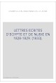 LETTRES ECRITES D'EGYPTE ET DE NUBIE EN 1828-1829. (1833).