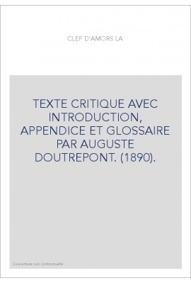 LA CLEF D'AMORS. (1890).