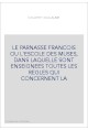 LE PARNASSE FRANCOIS OU L'ESCOLE DES MUSES, DANS LAQUELLE SONT ENSEIGNEES TOUTES LES REGLES QUI CONCERNENT LA