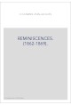 REMINISCENCES. (1862-1869).