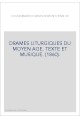 DRAMES LITURGIQUES DU MOYEN AGE. TEXTE ET MUSIQUE. (1860).