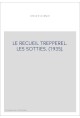 LE RECUEIL TREPPEREL. LES SOTTIES. (1935).