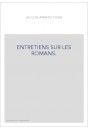 ENTRETIENS SUR LES ROMANS. (1755).