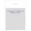 HISTOIRE DU SONNET EN FRANCE. (1903).