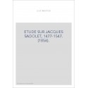 ETUDE SUR JACQUES SADOLET, 1477-1547. (1856).
