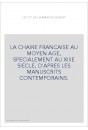 LA CHAIRE FRANCAISE AU MOYEN AGE, SPECIALEMENT AU XIIIE SIECLE, D'APRES LES MANUSCRITS CONTEMPORAINS.