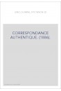 CORRESPONDANCE AUTHENTIQUE. (1886).