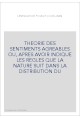 THEORIE DES SENTIMENTS AGREABLES OU, APRES AVOIR INDIQUE LES REGLES QUE LA NATURE SUIT DANS LA DISTRIBUTION DU