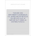 THEORIE DES SENTIMENTS AGREABLES OU, APRES AVOIR INDIQUE LES REGLES QUE LA NATURE SUIT DANS LA DISTRIBUTION DU