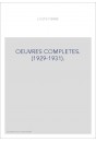 OEUVRES COMPLETES. (1929-1931).