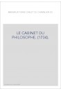 LE CABINET DU PHILOSOPHE. (1734).