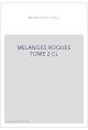 MELANGES DE LINGUISTIQUE ET DE LITTERATURE OFFERTS A MARIO ROQUES TOME 2