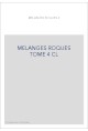MELANGES DE LINGUISTIQUE ET DE LITTERATURE OFFERTS A MARIO ROQUES TOME 4