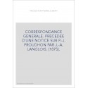 CORRESPONDANCE GENERALE.