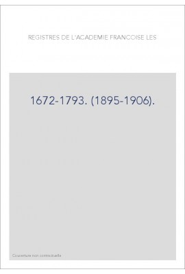 1672-1793. (1895-1906).