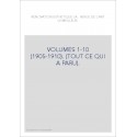 VOLUMES 1-10 (1905-1910). (TOUT CE QUI A PARU).