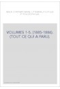 VOLUMES 1-5. (1885-1886). (TOUT CE QUI A PARU).