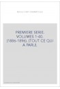 NOUVELLE SERIE. VOLUMES 1-18. (1897-1909). (TOUT CE QUI A PARU).