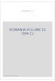 ROMANIA VOLUME 23 ( 1894 ) CL