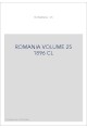 ROMANIA VOLUME 25 ( 1896 ) CL
