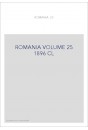 ROMANIA VOLUME 25 ( 1896 ) CL