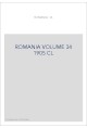 ROMANIA VOLUME 34 ( 1905 ) CL