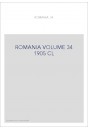 ROMANIA VOLUME 34 ( 1905 ) CL