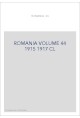 ROMANIA VOL. 44(1915-1917) CL