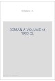 ROMANIA VOLUME 46 ( 1920 ) CL