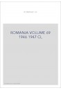 ROMANIA VOLUME 69 ( 1946 - 1947 )