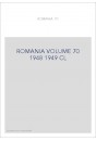 ROMANIA VOLUME 70 ( 1948 - 1949 )