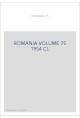 ROMANIA VOLUME 75 ( 1954 ) CL